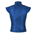 thumbnail image 3 of Men's Renaissance Tudor Vest Costume Medieval Ren Faire Jerkin Vest Vintage Brocade Jacquard Waistcoat for Halloween, 3 of 6