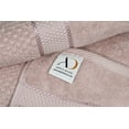thumbnail image 5 of Ample Decor 100% Cotton 6 Pcs Bath Towel Set, Luxury Bath Towels for Bathroom - 2 Bath Towels, 2 Hand Towels, 2 Washcloths - Soft Pink, 5 of 6