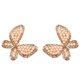 thumbnail image 1 of 1 par de encantadores pendientes de mariposa con piedra de cristal para mujer, diseño exquisito, pendientes de fiesta a la moda, regalo de Navidad para niña, 1 of 2
