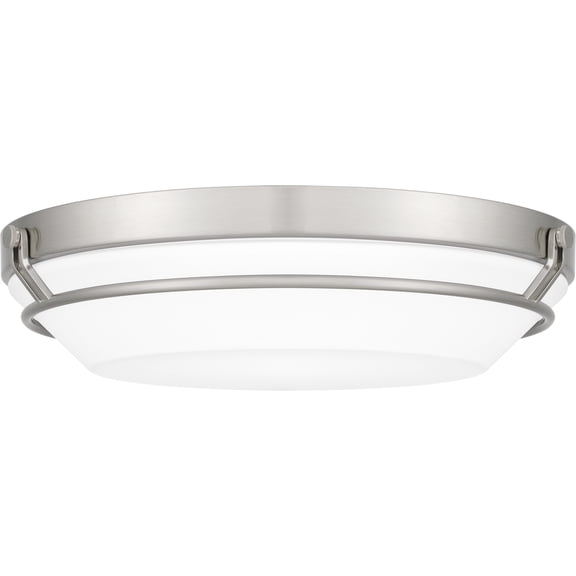 Dunbar Integrated LED Brushed Nickel Flush Mount Light
