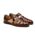 thumbnail image 1 of Italian Handmade Leather Sandal Men's Sport Sandals Closed Toe Outdoor February8, 1 of 1