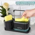 thumbnail image 3 of Bestseek Kitchen Soap Dispenser Set with Tray and Sponge Holder, Sink Caddy Organizer with Dishcloth and Dish Brush Holder, for Countertop Storage Organize - Practical Kitchen Gadgets, 3 of 7
