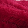 thumbnail image 5 of PiccoCasa Decorative Throw Pillow Cover Faux Fur Cushion Cover, 20"x20" Red, 5 of 5