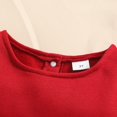 thumbnail image 6 of GiLiling Toddler Girl Coat Set - Long Sleeve Fleece Jacket and Dress, 2 Piece Fall Winter Outfit (Red, 12-18 Months), 6 of 9