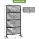 thumbnail image 2 of Garvee Pantalla de Privacidad con Panel de Metal para Exteriores, 72 X 40 Pulgadas, Negro, 2 of 8