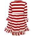 thumbnail image 2 of AnnLoren Girls Boutique Red Stripe Christmas Rudolf the Reindeer Swing Dress, 2 of 7