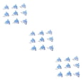 thumbnail image 3 of bedienty 50 Pieces Wooden Button Rough Surface Widely Applicable Fasteners Fish-shaped Shank Buttons Embroidery Sewing Supplies Sky Blue 3Set, 3 of 6