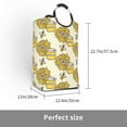 thumbnail image 3 of KLL Cartoon Honey Pot Bee Sunflower Laundry Hamper,Large Canvas Fabric Lightweight Storage Basket Toy Organizer Dirty Clothes Collapsible Waterproof, 3 of 6