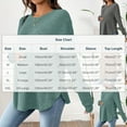 thumbnail image 2 of Fnooota Maternity Long Sleeve Tops, Stretchy Knitted Loose Fit Crew Neck Pregnancy Clothes Gray Size S, 2 of 7