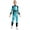 Sky Blue, variant on Unisex Kids Metallic Zipper Jumpsuit Space Suit Sci-fi Sparkli Alien Blue 16
