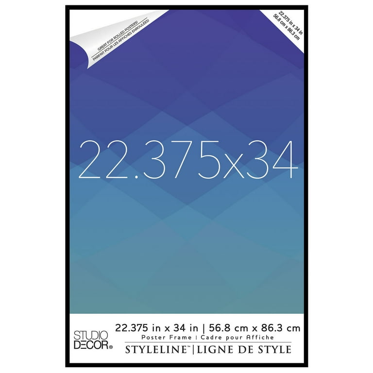 Studio Décor Styleline 22.375” x 34” Easy Hang Poster Frame