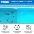 thumbnail image 3 of Hydrotools: Deep Bag Leaf Rake Net, 3 of 6