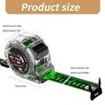 thumbnail image 3 of Necvior Tape Measure Black Fluorescent Tape Measure High Precisions Tape Measure Tool, 3 of 10