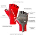 thumbnail image 2 of WHEEL UP Gants de Cyclisme Réfléchissants Demi-Doigt avec Coussinets en Gel - Rouge TG, Design Ergonomique pour Sports et Activités Extérieures, 2 of 6