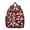 Geometric Square Red, variant on Geometric Triangle Beige Pattern Backpack for School, Cute School Bag with Adjustable Shoulder Straps and Padded Back, 13.8"x11.4"x6"