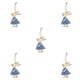 thumbnail image 2 of Monstrate Juego de adornos de de 10 piezas, artesanías de de conejo de Pascua, decoraciones de dormitorio de conejito, regalos de vacaciones JM01798 5piezas Monstrate CBP187685, 2 of 5