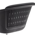 thumbnail image 3 of Safco Produits Confortable Chaise Sociale BU4BB 4 Prong Base Rembourré Siège Noir, 3 of 3