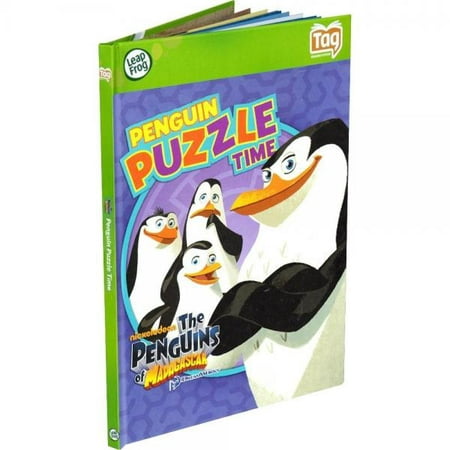 LeapFrog Tag 20545 The Penguins of Madagascar: Penguin Puzzle Time Printed Book