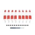 thumbnail image 1 of Inteprter Hélice de Dron de 8 piezas, pieza de accesorios de doble cara con destornillador, accesorios de repuesto para Mini 3 Pro, blanco y naranja Accesorios para aéreos blanco rojo, 1 of 6