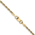thumbnail image 4 of Auriga Fine Jewelry 14K Yellow Gold 2.00mm Quadruple Rope Anklet 9inch for Women, 4 of 6