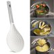 thumbnail image 5 of Colador de cuchara de cocina 2 en 1, colador con mango, herramienta de cocina (blanco) Likrtyny Libre de BPA, 5 of 6