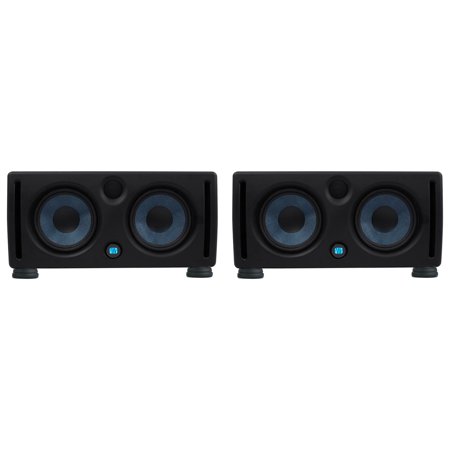 (2) Presonus ERIS E66 145w Powered Dual 6.5" Studio Monitors+Isolation Feet Pads