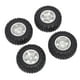 thumbnail image 1 of 4 Uds CNC Micro ruedas de neumáticos aptos para Axial SCX24 90081 00001 000002 RC crawler piezas de repuesto Plata B, 1 of 7