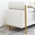 thumbnail image 5 of Soft Linen Upholstered Bench | Multi - room Decor Solution | Durable and Relaxing Experience, 5 of 6
