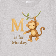 thumbnail image 4 of Inktastic M is for Monkey Boys or Girls Baby T-Shirt, 4 of 5