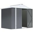 thumbnail image 4 of Devoko 6×8 ft.Patio Metal Shed, Lockable Garden Shed for Outdoor Backyard Patio Storage, 4 of 7