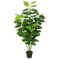 thumbnail image 1 of Vickerman 64"" Fresh Philodendron W/Pot-Green - Ta170401, 1 of 2
