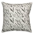 thumbnail image 2 of Creative Products Gray Farmhouse Flowers 18x18 Indoor / Outdoor Pillow, 2 of 3