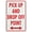 Warning Sign 3, variant on Permit Zone Sign 8X12 Rust Free Aluminum Signs Outdoor, Metal Tin Sign For Home, Business, Yard