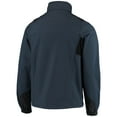 thumbnail image 4 of Men's Dunbrooke Navy New England Patriots Circle Softshell Fleece Full-Zip Jacket, 4 of 4
