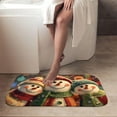thumbnail image 4 of 1pc Snowmen Absorbent Non-Slip Bathroom Thickened Flannel Rug Decor,Soft,Quick Drying,Suitable For Indoor/outdoor Use,Bathrooms,Bedrooms,Kitchens,Terrace,Laundry Rooms,16"x24", 4 of 9