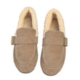 thumbnail image 5 of Willtoo Womens Winter Cozy Lined Loafers Warm Flat Slip On Moccasin Shoes Comfort Casual Flats with Adjustable Buckle, 5 of 5