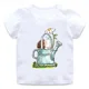 thumbnail image 3 of Lindo erizo dibujos animados animales niños algodón camisetas divertidas bebés niños camiseta divertida verano niños manga corta tops niñas ropa, 3 of 5