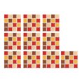 thumbnail image 1 of 3D Mosaic DIY Self-adhesive Wall Sticker Waterproof Ceramic Tiles Film 10x10cm, 1 of 6