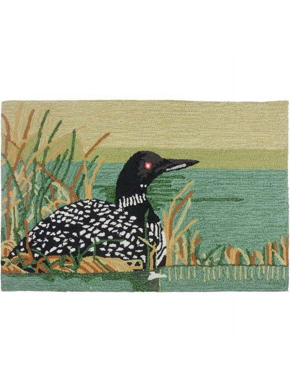 Homefires PY-JFR001 22 x 34 in. Loon Lake Indoor Accent Rug, Blue