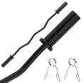 thumbnail image 3 of Barra Z Olímpica 300 Lbs Altera BOZ0517 Para Discos 2" 1.2 mts Fitness Negro, 3 of 8