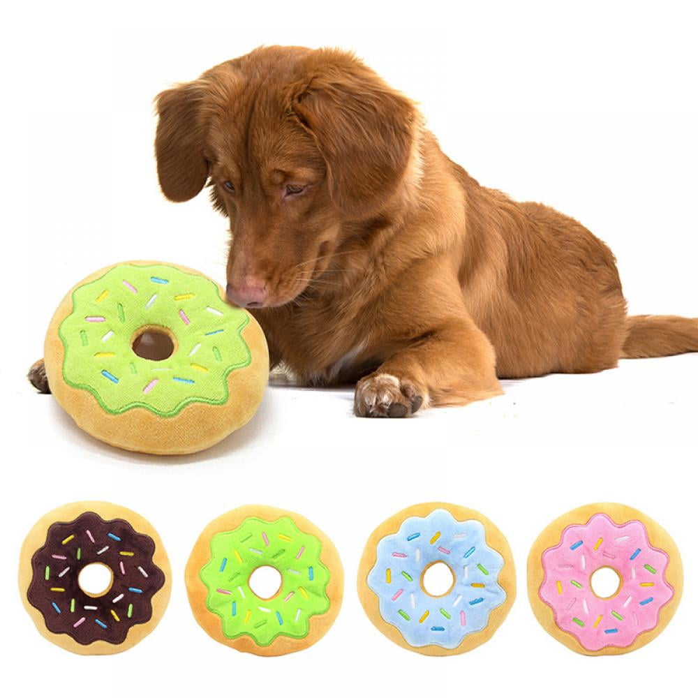 Wholsale Dog Toys Soft Vinyl Ice Cream Donut Pet Chew Toy for