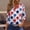 Watermelon Red, variant on USA 250Th Anniversary Shirt Casual Printed V Neck T-Shirt USA Flag Tee 250 Years of Freedom Shirt