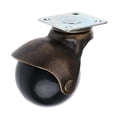 thumbnail image 6 of Swivel Plate Ball Caster Wheels Replacement Part Chairs Carts 2 inch, 6 of 8
