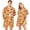 Earthy Yellow, variant on Couples Matching Pajamas Full Maple Leaf Print Soft Lounge Two Piece Sets Autumn Print Elastic Waist Comfy Fall Festival Shorts Red-Men XL