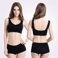 thumbnail image 4 of Sujetador cómodo para mujer, bustier clásico, push up y sin aros, paquete de 1, paquete de 4, 4 of 5