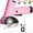 Pink, variant on Cordless Electric Scissors，2026 New Rechargeable High-Speed ​​Cardboard Cutter, Powerful Motor, Rotary Cutting, with LED Light