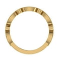 thumbnail image 4 of Stacking Circle and Marquee Designer Milgrain Round Diamond Wedding Band 0.28 CTW 14K Gold, 4 of 6