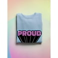 thumbnail image 3 of Proud Purple Glitter Banner Sweatshirt Men -Smartprints Designs, Male XX-Large, 3 of 4