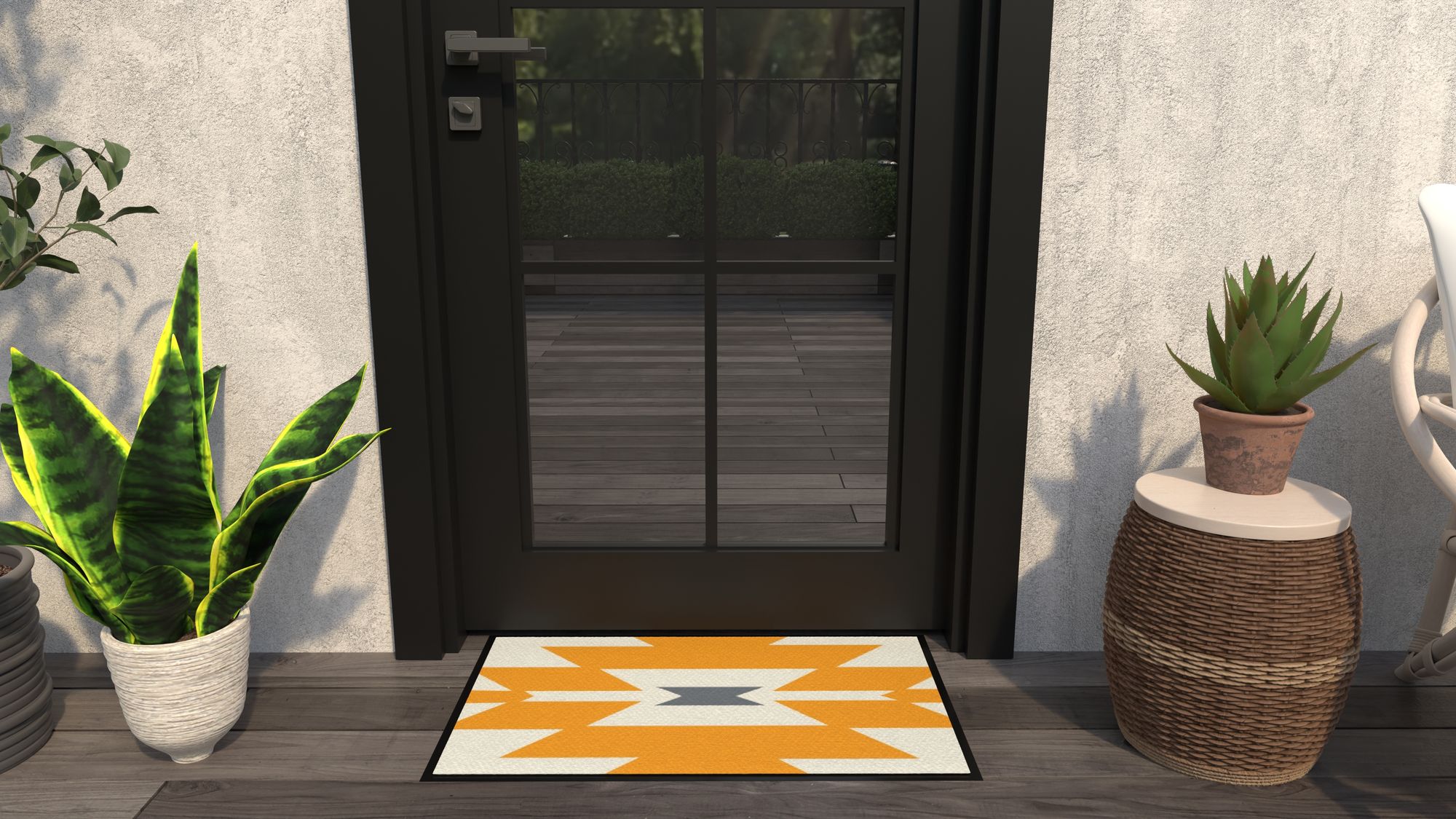Rugs America LO35A 20"x31.5" Entry Rug Non-Slip Washable Indoor Door Mat, Small Oriental Accent Throw Rug for Bedroom Kitchen Entryway Bathroom