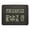 Black, variant on La Crosse Technology Atomic Digital Wall Clock with Calendar and Indoor Temperature, Brushed Aluminum, 513-1419-Int